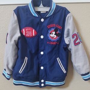 Disney Blue and Gray Kids Jacket